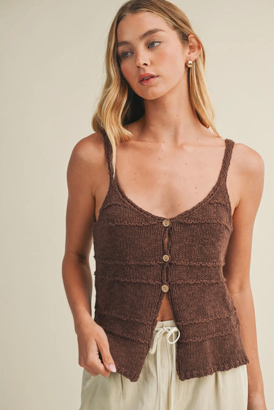 Driftwood Knit Tank