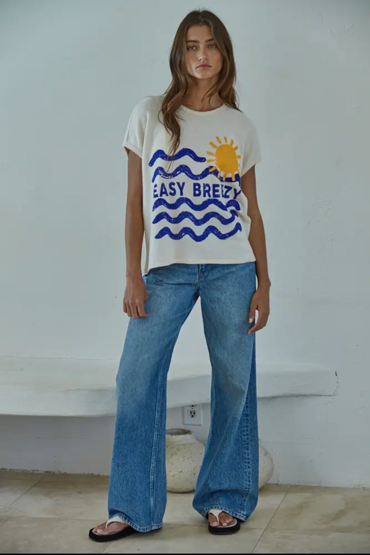 Easy Breezy Knit Tee